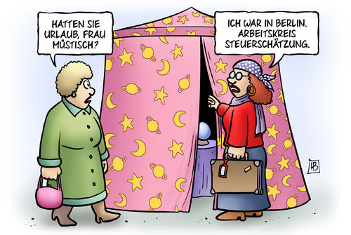 Cartoon: Steuerschätzung 2012 (medium) by Harm Bengen tagged steuerschätzung,2012,arbeitskreis,steuer,schäuble,bundesregierung,konjunktur,wirtschaft,wahrsagerin,aberglaube,kristallkugel,urlaub,harm,bengen,cartoon,karikatur,steuerschätzung,2012,arbeitskreis,steuer,schäuble,bundesregierung,konjunktur,wirtschaft,wahrsagerin,aberglaube,kristallkugel,urlaub,harm,bengen,cartoon,karikatur