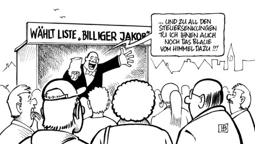 Steuersenkungsversprechen Steuersenkungsversprechen