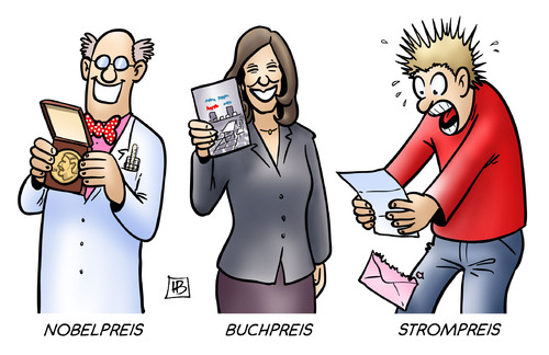 Cartoon: Strompreis (medium) by Harm Bengen tagged strompreis,altmaier,umweltminister,energiewende,eeg,nobelpreis,stockholm,buchpreis,krechel,buchmesse,frankfurt,harm,bengen,cartoon,karikatur,strompreis,altmaier,umweltminister,energiewende,eeg,nobelpreis,stockholm,buchpreis,krechel,buchmesse,frankfurt,harm,bengen,cartoon,karikatur