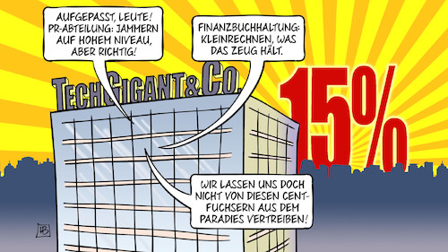 TechKonzerne und Mindeststeuer TechKonzerne und Mindeststeuer