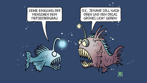 Cartoon: Tiefseebergbau (medium) by Harm Bengen tagged menschen,fische,tiefseebergbau,zerstörung,orcas,ozean,meer,harm,bengen,cartoon,karikatur,menschen,fische,tiefseebergbau,zerstörung,orcas,ozean,meer,harm,bengen,cartoon,karikatur