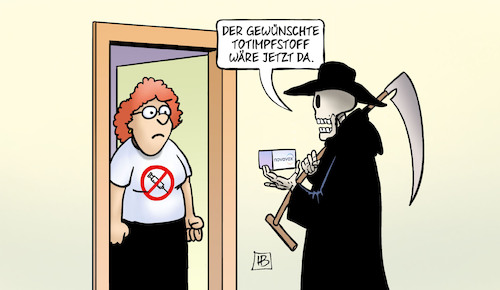 Totimpfstoff ist da Totimpfstoff ist da