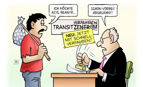 Cartoon: Transitverfahren (medium) by Harm Bengen tagged transitzentrum,transitverfahren,schnellverfahren,transitzentren,asylkompromiss,asylpolitik,unionsstreit,csu,cdu,spd,deutschland,oesterreich,italien,harm,bengen,cartoon,karikatur,transitzentrum,transitverfahren,schnellverfahren,transitzentren,asylkompromiss,asylpolitik,unionsstreit,csu,cdu,spd,deutschland,oesterreich,italien,harm,bengen,cartoon,karikatur