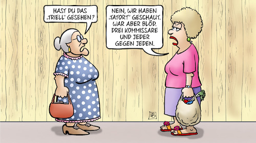 Triell vs. Tatort Triell vs. Tatort