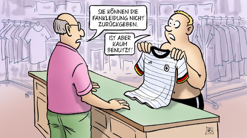 Trikot-Rückgabe Trikot-Rückgabe