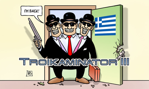 Cartoon: Troikaminator III (medium) by Harm Bengen tagged troikaminator,terminator,film,privatisierungsfonds,privatisieren,schaeuble,erpressung,deutschland,hilfspaket,europa,euro,referendum,grexit,troika,institutionen,eu,ezb,iwf,griechenland,pleite,schulden,harm,bengen,cartoon,karikatur,troikaminator,terminator,film,privatisierungsfonds,privatisieren,schaeuble,erpressung,deutschland,hilfspaket,europa,euro,referendum,grexit,troika,institutionen,eu,ezb,iwf,griechenland,pleite,schulden,harm,bengen,cartoon,karikatur