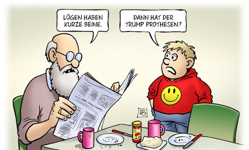 Trump-Beine Trump-Beine