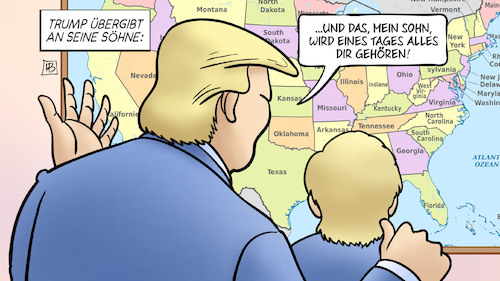 Cartoon: Trump-Familienunternehmen (medium) by Harm Bengen tagged trump,familienunternehmen,übergeben,sohn,söhne,präsident,usa,besitz,firma,harm,bengen,cartoon,karikatur,trump,familienunternehmen,übergeben,sohn,söhne,präsident,usa,besitz,firma,harm,bengen,cartoon,karikatur