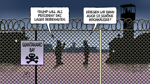 Cartoon: Trump-Guantanamo (medium) by Harm Bengen tagged trump,präsident,usa,republikaner,vorwahlen,lager,guantanamo,hochhäuser,baumagnat,bautycoon,bauunternehmer,harm,bengen,cartoon,karikatur,trump,präsident,usa,republikaner,vorwahlen,lager,guantanamo,hochhäuser,baumagnat,bautycoon,bauunternehmer,harm,bengen,cartoon,karikatur