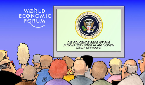 Trump-Rede Davos Trump-Rede Davos