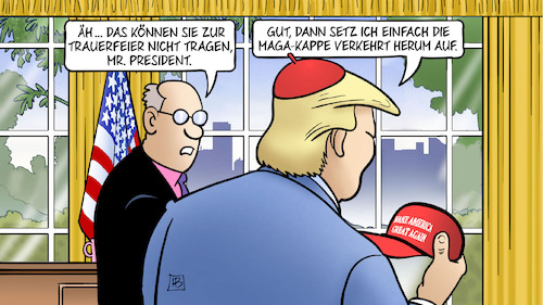 Trump-Trauerkleidung Trump-Trauerkleidung
