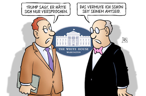 Trump-Versprecher Trump-Versprecher