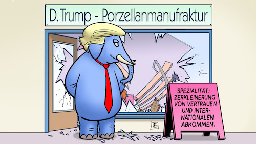 Trump-Zerstörung Trump-Zerstörung