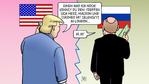 Trump erzählt Witze