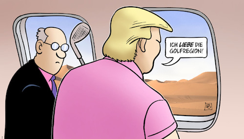 Trump in Golfregion Trump in Golfregion