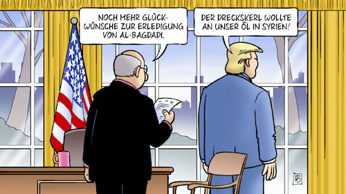 Trump und Bagdadi Trump und Bagdadi