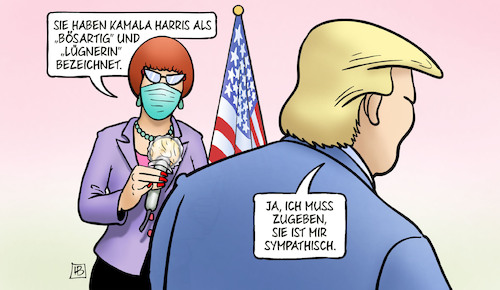 Trump und Harris Trump und Harris