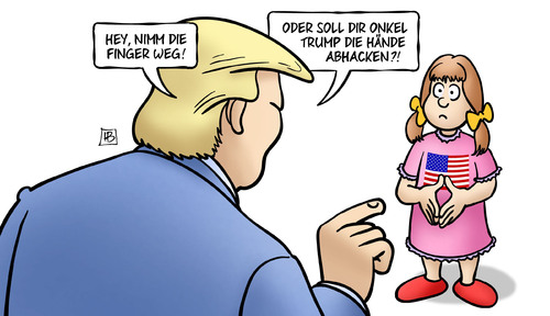 Trump und Merkel