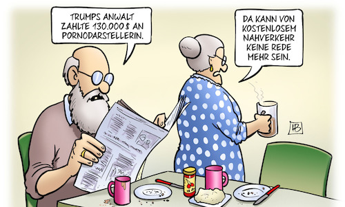 Trump und Stormy Daniels Trump und Stormy Daniels
