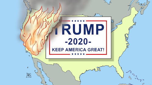 Trump und Waldbrände Trump und Waldbrände