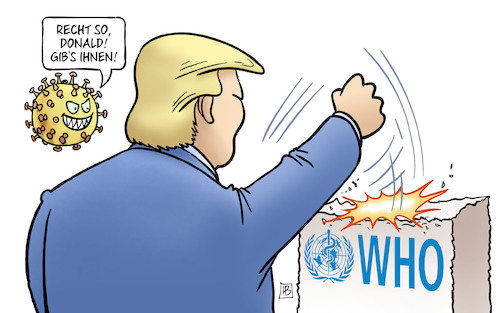 Trump und WHO Trump und WHO
