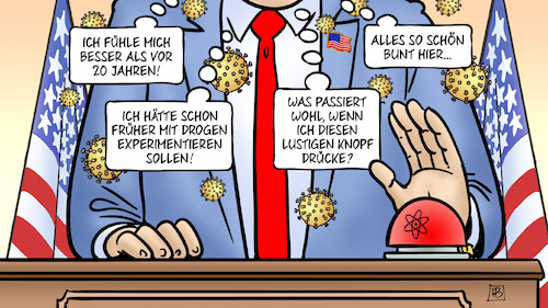 Trump unter Drogen Trump unter Drogen