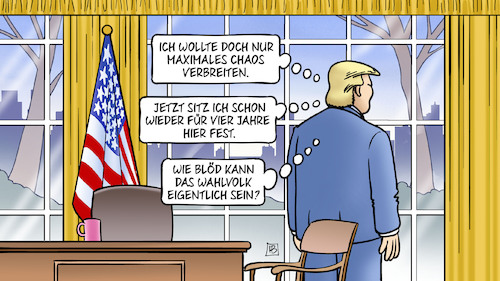 Trump zurück Trump zurück