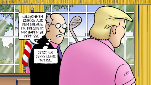 Trumps Urlaubsende Trumps Urlaubsende