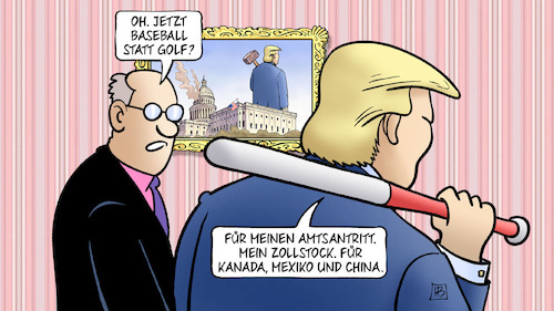 Trumps Zollstock Trumps Zollstock