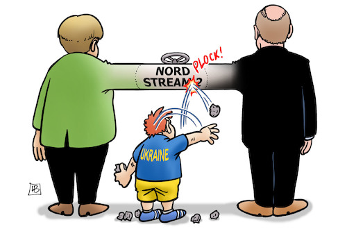 Ukraine wirft Steine Ukraine wirft Steine