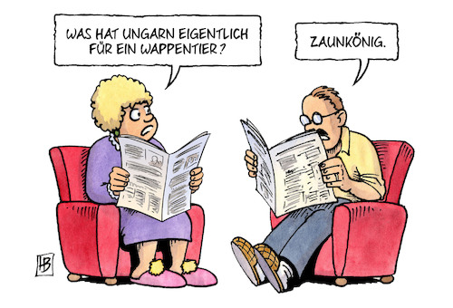 Cartoon: Ungarn-Wahl (medium) by Harm Bengen tagged orban,wahl,ungarn,wappentier,zaunkönig,grenze,zäune,migration,flüchtlinge,harm,bengen,cartoon,karikatur,orban,wahl,ungarn,wappentier,zaunkönig,grenze,zäune,migration,flüchtlinge,harm,bengen,cartoon,karikatur