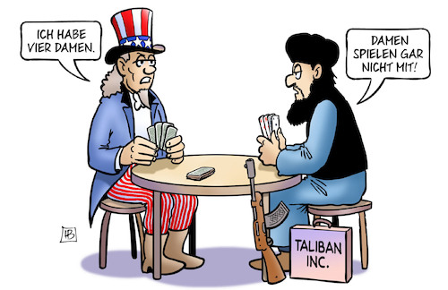 USA und Taliban in Katar