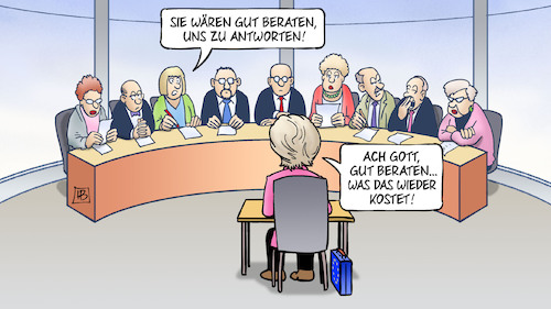 V.d.L. vor U-Ausschusse V.d.L. vor U-Ausschusse