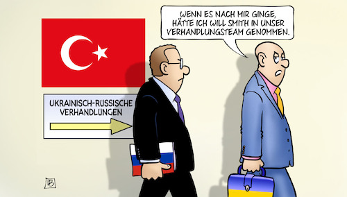 Cartoon: Verhandlungen in Istanbul (medium) by Harm Bengen tagged ukrainisch,russische,verhandlungen,türkei,istanbul,will,smith,ohrfeige,oscarverleihung,verhandlungsteam,russland,ukraine,krieg,harm,bengen,cartoon,karikatur,ukrainisch,russische,verhandlungen,türkei,istanbul,will,smith,ohrfeige,oscarverleihung,verhandlungsteam,russland,ukraine,krieg,harm,bengen,cartoon,karikatur