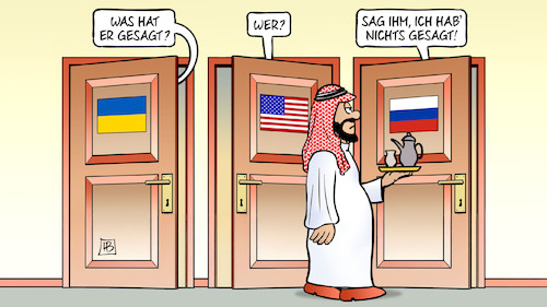 Verhandlungen in Saudi-Arabien Verhandlungen in Saudi-Arabien