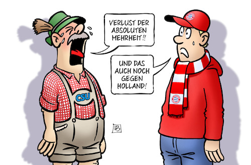 Cartoon: Verlust absolute Mehrheit (medium) by Harm Bengen tagged verlust,absolute,mehrheit,holland,niederlande,fussball,fcb,münchen,fan,nationalmannschaft,nations,league,bayern,landtagswahl,wahlergebnis,csu,harm,bengen,cartoon,karikatur,verlust,absolute,mehrheit,holland,niederlande,fussball,fcb,münchen,fan,nationalmannschaft,nations,league,bayern,landtagswahl,wahlergebnis,csu,harm,bengen,cartoon,karikatur