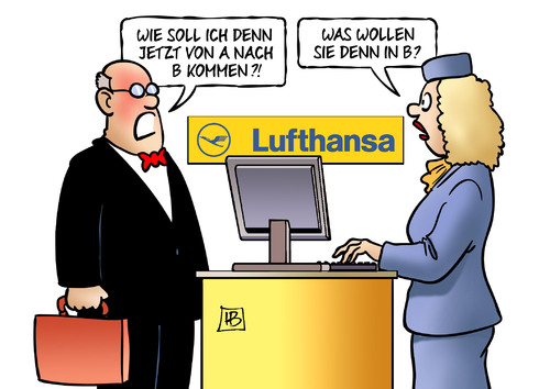 Cartoon: Von A nach B (medium) by Harm Bengen tagged lufthansastreik,lufthansa,streik,pilotenvereinigung,piloten,cockpit,gewerkschaft,tarif,rente,flugzeuge,harm,bengen,cartoon,karikatur,lufthansastreik,lufthansa,streik,pilotenvereinigung,piloten,cockpit,gewerkschaft,tarif,rente,flugzeuge,harm,bengen,cartoon,karikatur