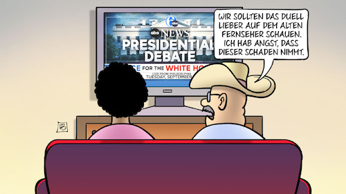 Vor TV-Duell Harris-Trump Vor TV-Duell Harris-Trump
