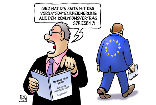 Cartoon: Vorratsdatenspeicherung und EU (medium) by Harm Bengen tagged vorratsdatenspeicherung,koalitionsvertrag,daten,datenschutz,telekommunikationsdaten,eu,eugh,europaeischer,gerichtshof,gutachter,gutachten,harm,bengen,cartoon,karikatur,vorratsdatenspeicherung,koalitionsvertrag,daten,datenschutz,telekommunikationsdaten,eu,eugh,europaeischer,gerichtshof,gutachter,gutachten,harm,bengen,cartoon,karikatur