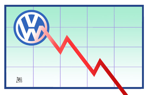 Cartoon: VW-Aktie (medium) by Harm Bengen tagged vw,volkswagen,milliardenverlust,boerse,abgasskandal,harm,bengen,cartoon,karikatur,vw,volkswagen,milliardenverlust,boerse,abgasskandal,harm,bengen,cartoon,karikatur