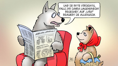 Wagenknecht vs. Wolf Wagenknecht vs. Wolf