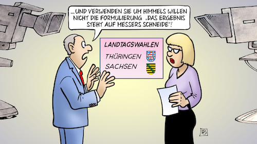 Wahl auf Messers Schneide Wahl auf Messers Schneide
