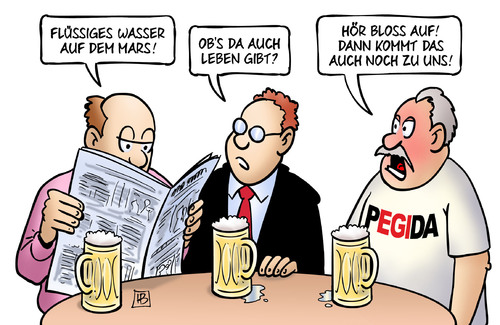Wasser auf dem Mars Wasser auf dem Mars