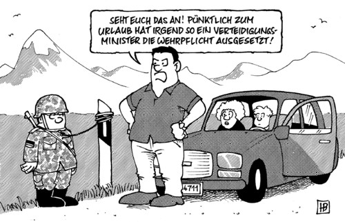 Wehrpflichtaussetzung Wehrpflichtaussetzung