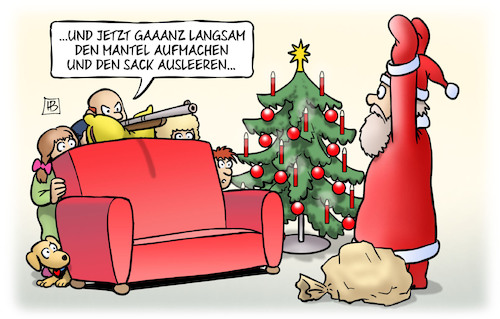 Weihnachtscartoon 2 - Verdacht Weihnachtscartoon 2 - Verdacht