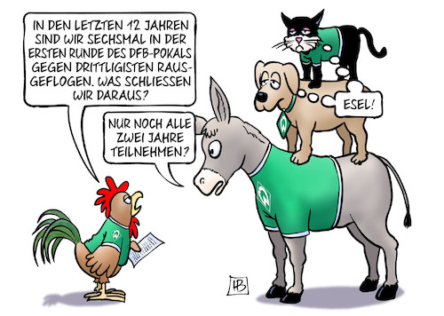Werder-Pokalaus Werder-Pokalaus
