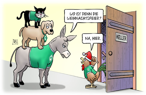 Werder-Weihnachtsfeier Werder-Weihnachtsfeier