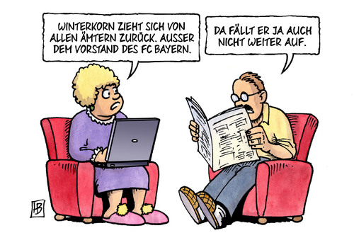 Cartoon: Winterkorn-Ämter (medium) by Harm Bengen tagged karikatur,cartoon,bengen,harm,betrug,manipulation,abgaswerte,vw,verein,fussball,bayern,fc,vorstand,rückzug,ämtern,winterkorn,winterkorn,ämtern,rückzug,vorstand,fc,bayern,fussball,verein,vw,abgaswerte,manipulation,betrug,harm,bengen,cartoon,karikatur