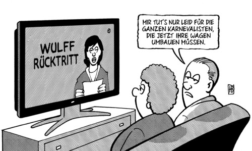 Wulff und Karnevalisten Wulff und Karnevalisten