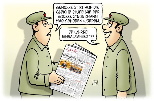 Xi und Mao Xi und Mao
